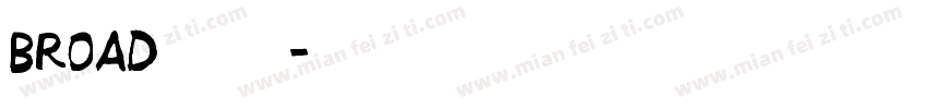 Broad字体字体转换