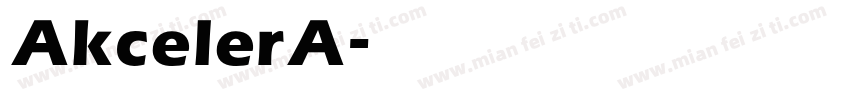 AkcelerA字体转换
