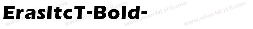 ErasItcT-Bold字体转换