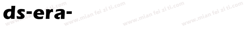 ds-era字体转换
