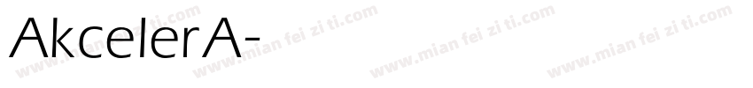 AkcelerA字体转换