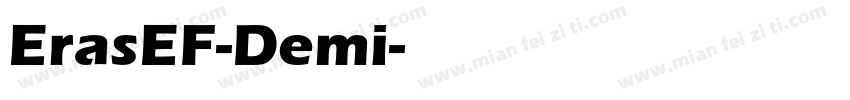 ErasEF-Demi字体转换