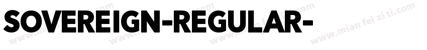 Sovereign-Regular字体转换