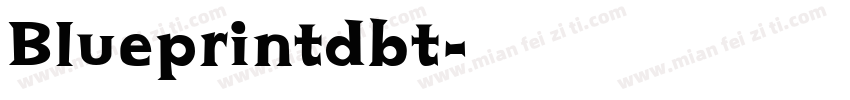 Blueprintdbt字体转换