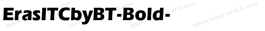 ErasITCbyBT-Bold字体转换