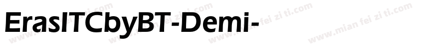 ErasITCbyBT-Demi字体转换