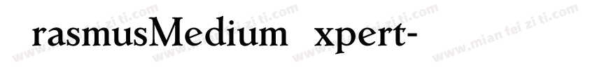 ErasmusMediumExpert字体转换