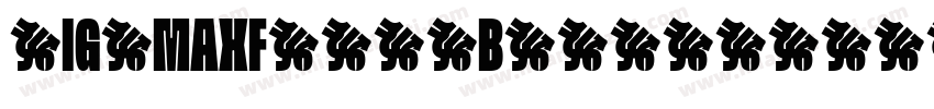 HIGHMAXFree-Bold字体转换