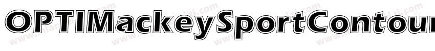 OPTIMackeySportContour字体转换