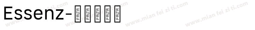 Essenz字体转换