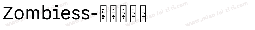Zombiess字体转换