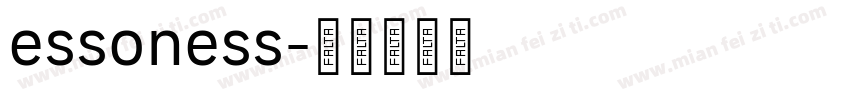 essoness字体转换