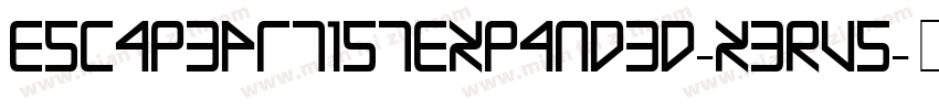 EscapeArtistExpanded-x3Rv5字体转换