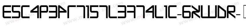 EscapeArtistLeftalic-gxwDR字体转换