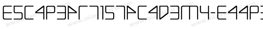EscapeArtistAcademy-Ea4Pe字体转换