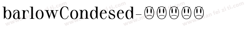 barlowCondesed字体转换