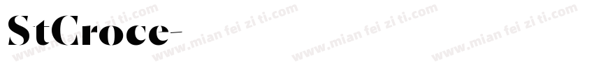 StCroce字体转换