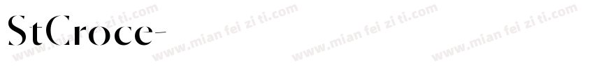 StCroce字体转换