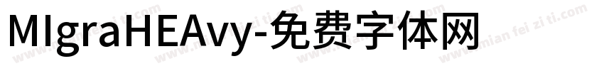 MIgraHEAvy字体转换