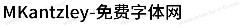 MKantzley字体转换