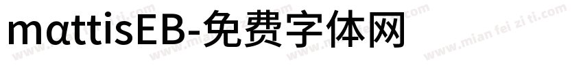 mαttisEB字体转换