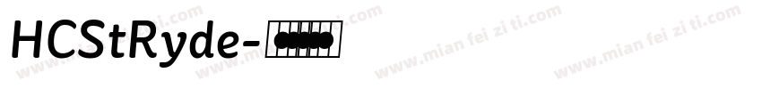 HCStRyde字体转换