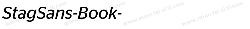 StagSans-Book字体转换
