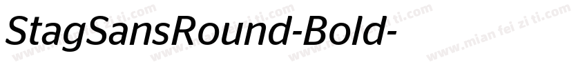 StagSansRound-Bold字体转换