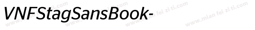VNFStagSansBook字体转换