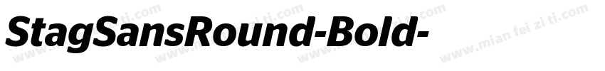 StagSansRound-Bold字体转换