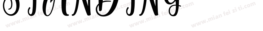 STANDING字体转换