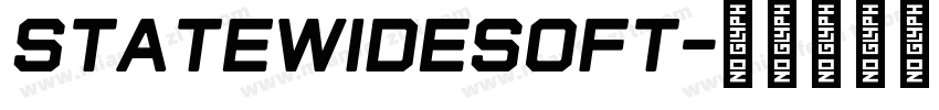 StateWideSoft字体转换