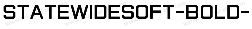 StateWideSoft-Bold字体转换