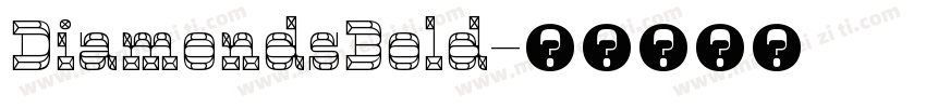 DiamondsBold字体转换