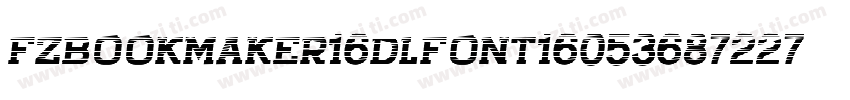 fzbookmaker16dlfont160536872277字体转换