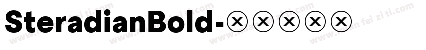 SteradianBold字体转换