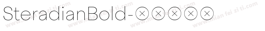 SteradianBold字体转换