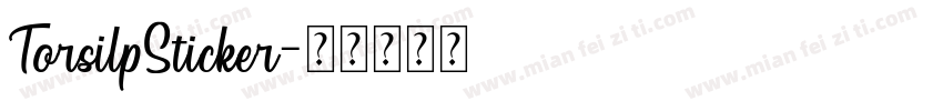 TorsilpSticker字体转换