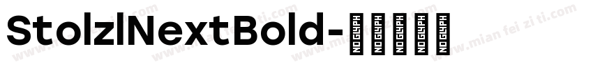 StolzlNextBold字体转换