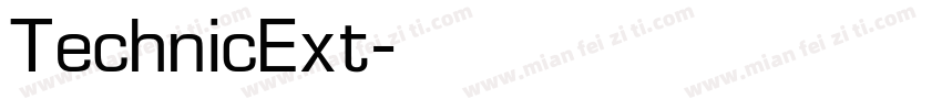 TechnicExt字体转换