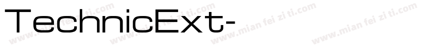 TechnicExt字体转换
