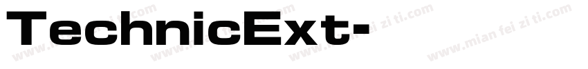 TechnicExt字体转换