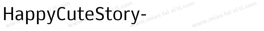 HappyCuteStory字体转换