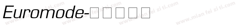 Euromode字体转换