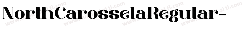 NorthCarosselaRegular字体转换