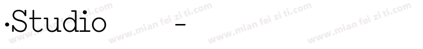 ·Studio千图笔锋手写体字体转换