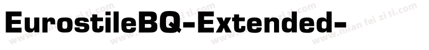 EurostileBQ-Extended字体转换