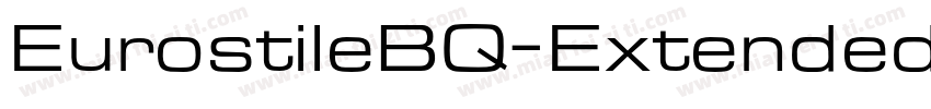 EurostileBQ-Extended字体转换