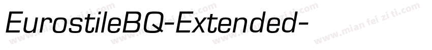 EurostileBQ-Extended字体转换