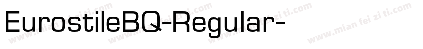 EurostileBQ-Regular字体转换